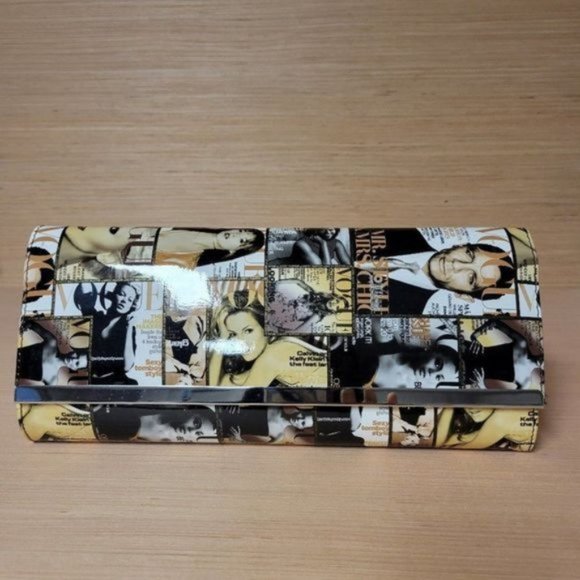 Hollywood Magazine Clutch Purse Shoulder Bag - Picture 6 of 11